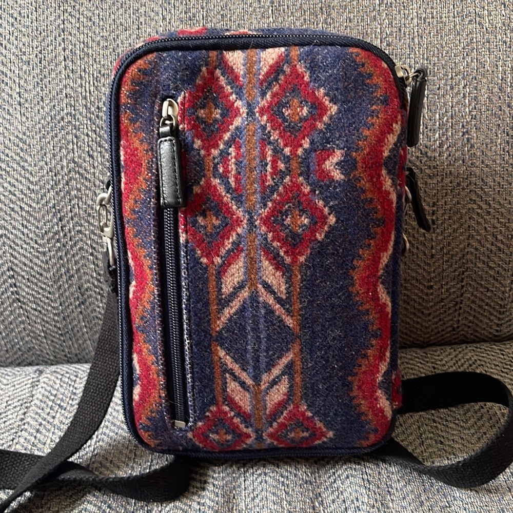 Pendleton Multicolored Wool Crossbody Organizer - image 4